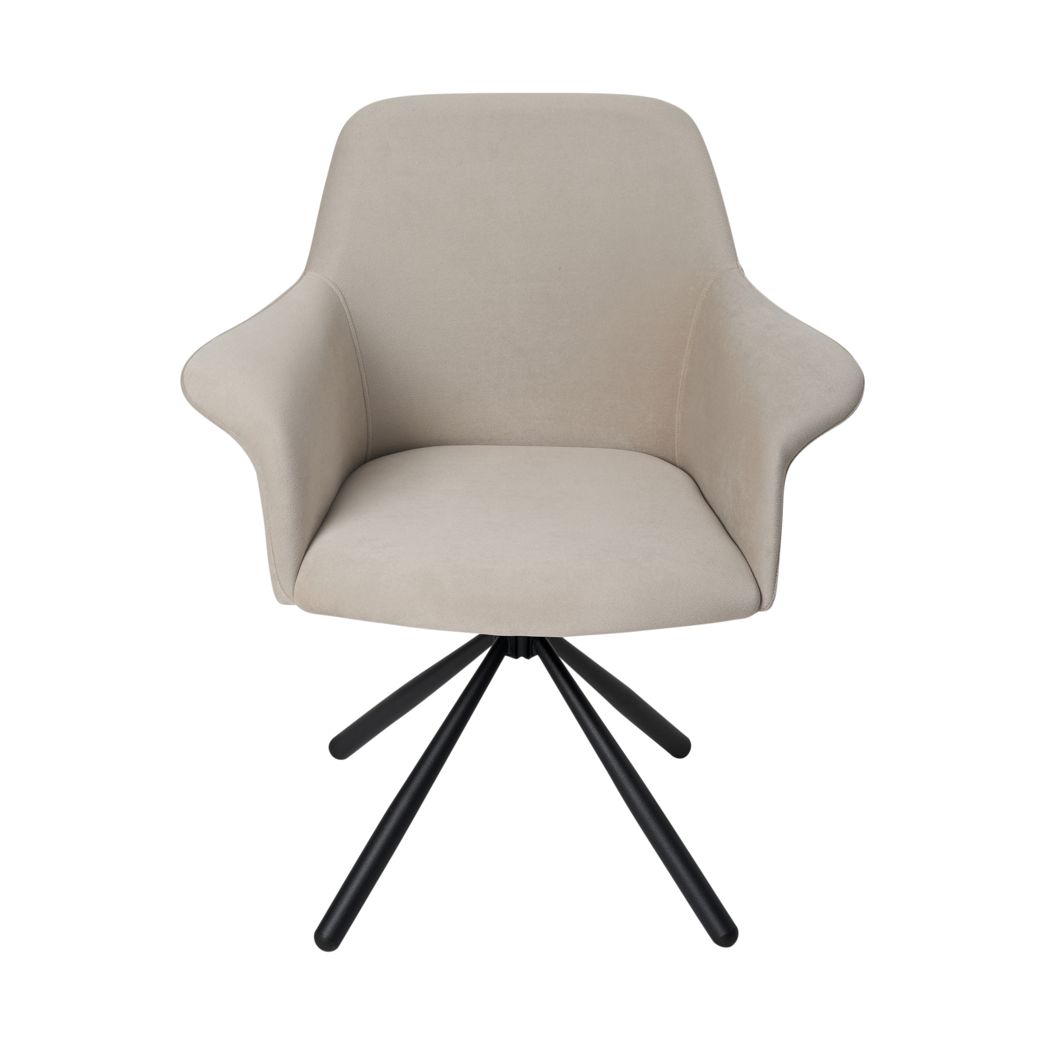 Valgomojo kėdė Pari/Anka 04-Swivel Conic KD, Šviesiai pilka - Vaizdas 3