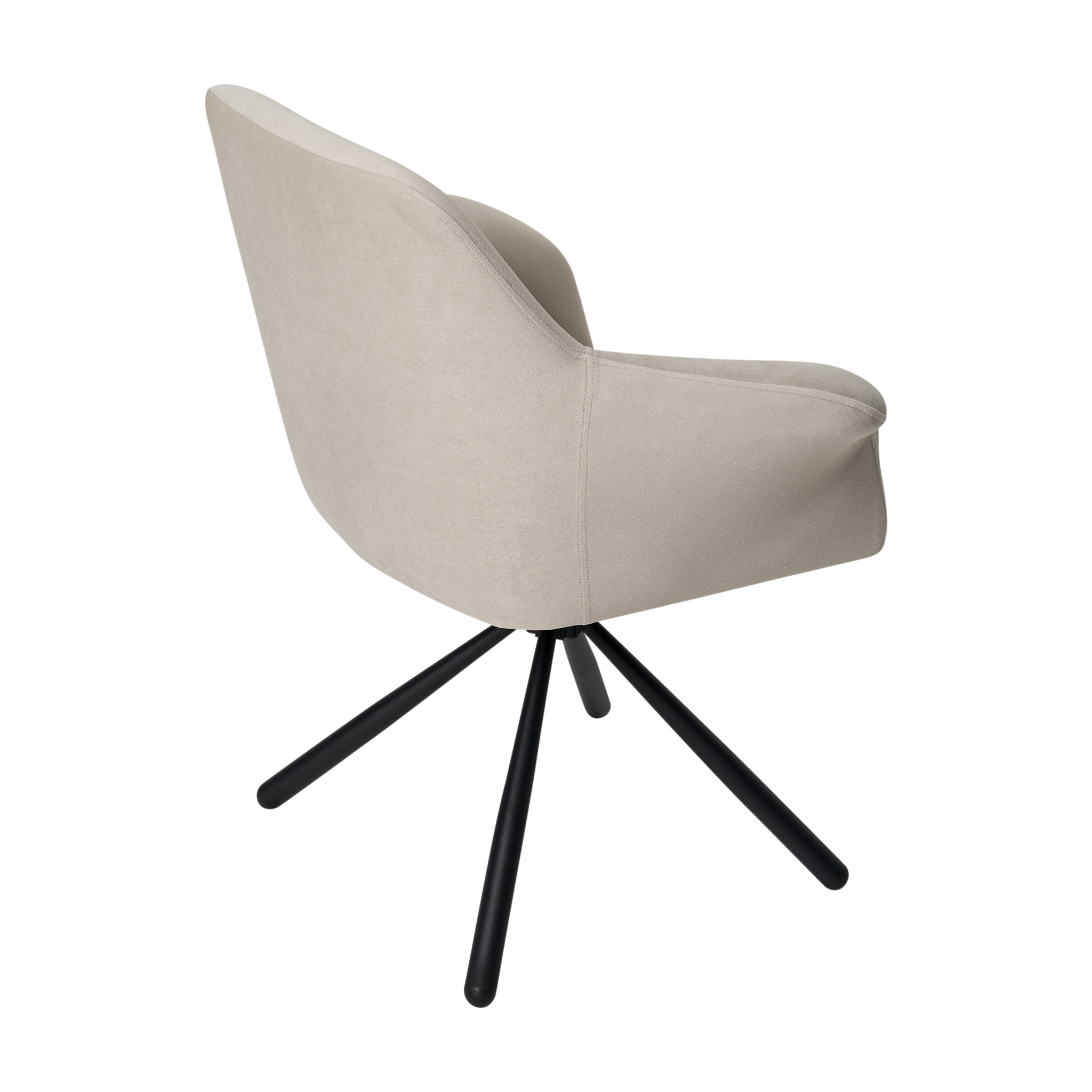 Valgomojo kėdė Pari/Anka 04-Swivel Conic KD, Šviesiai pilka - Vaizdas 5