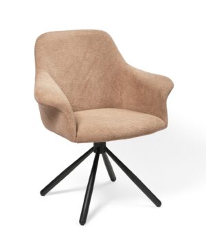 Valgomojo kėdė Pari/Coco 5-Swivel Conic KD, Ruda