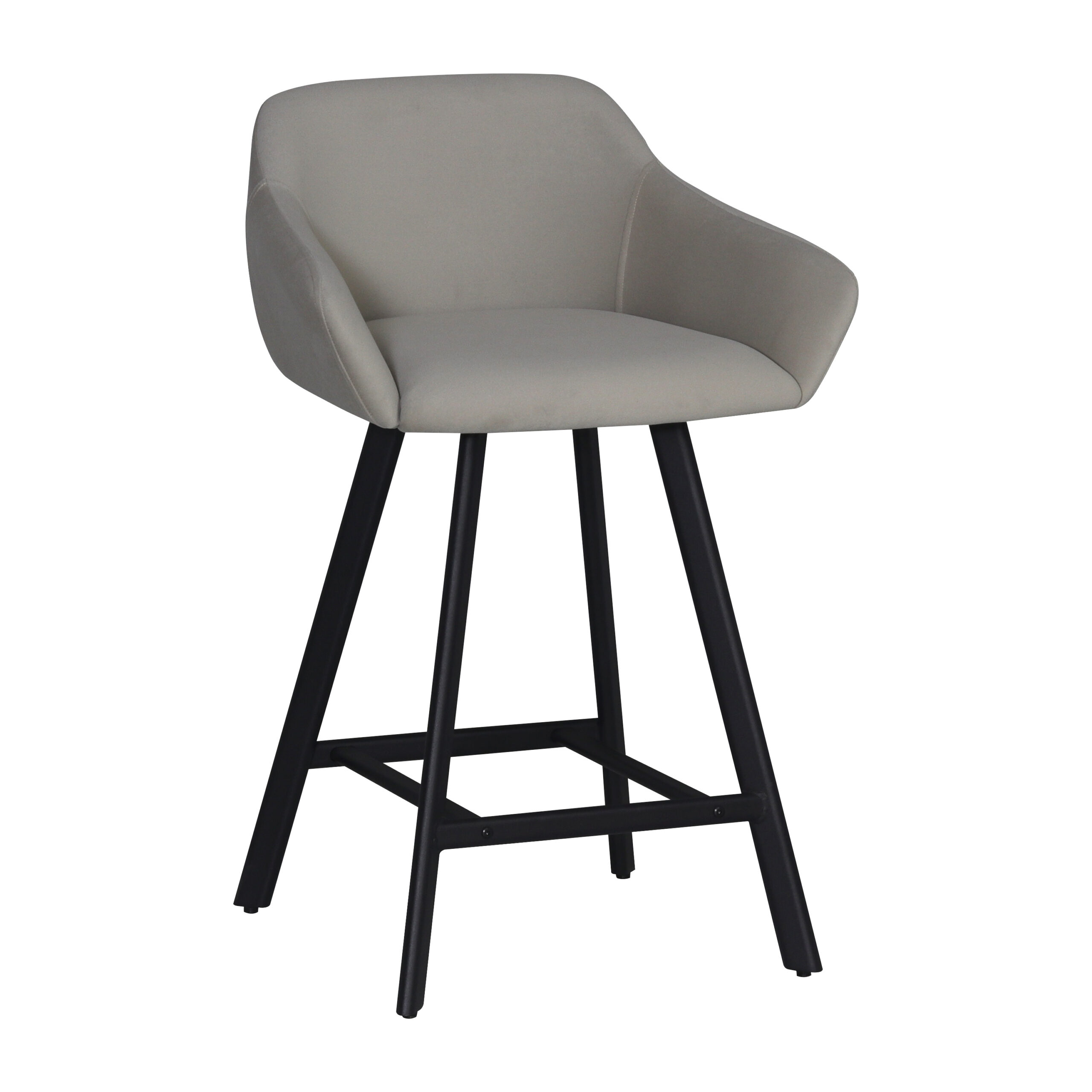 Pusbario kėdė Mey /Anka 04 (Stool 65), Šviesiai pilka