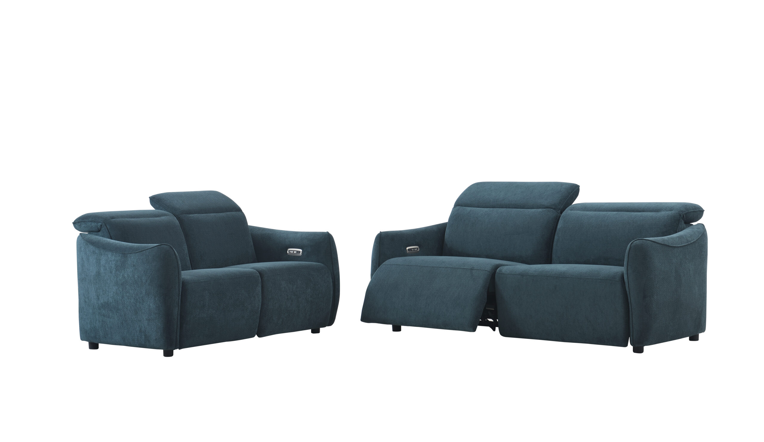 Trivietė sofa AURORA, Tamsiai mėlyna - Vaizdas 7