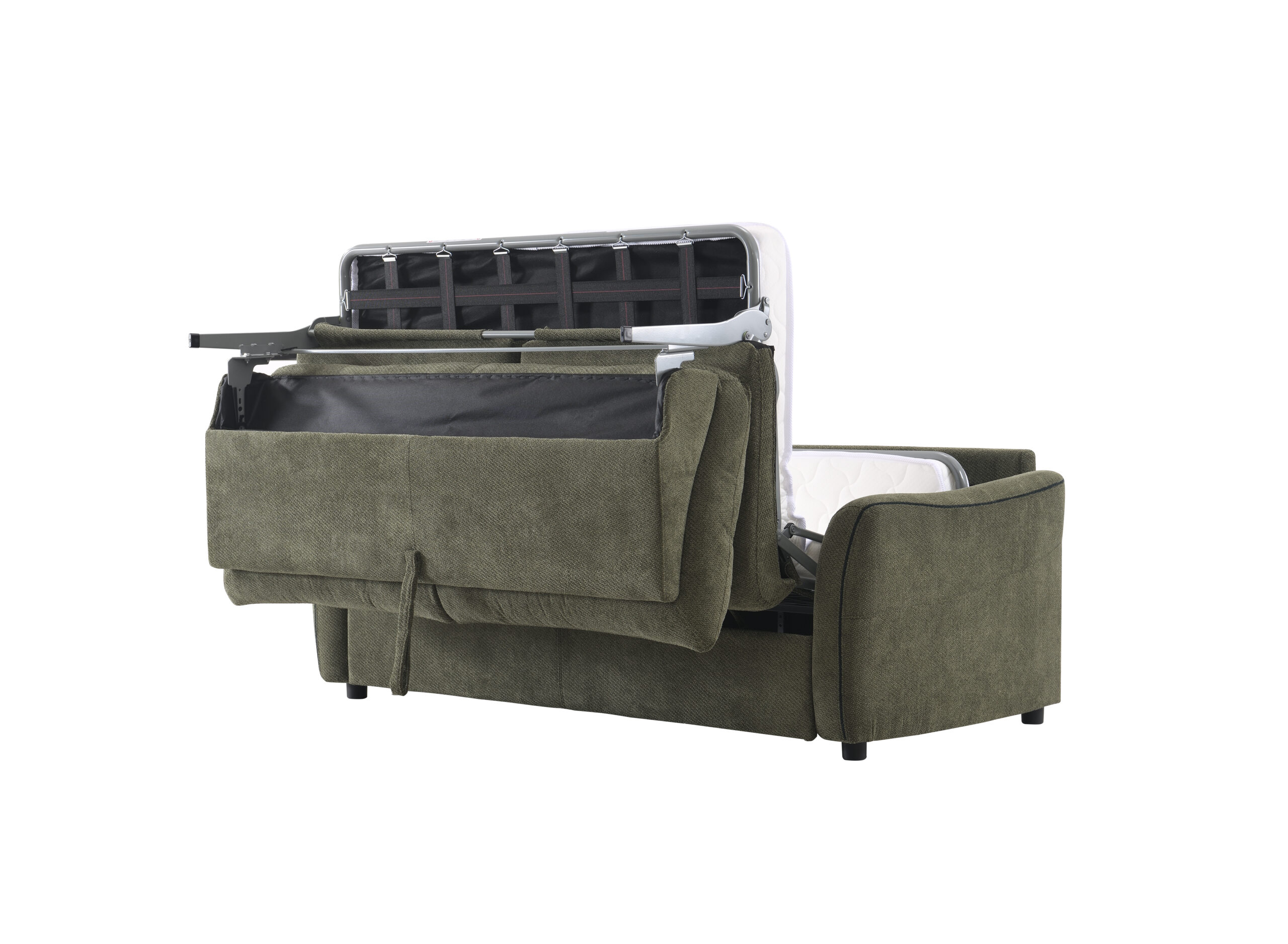 Trivietė sofa su miegamu mechanizmu ARIZONA MILLENIUM-03, Samanų žalia - Vaizdas 4
