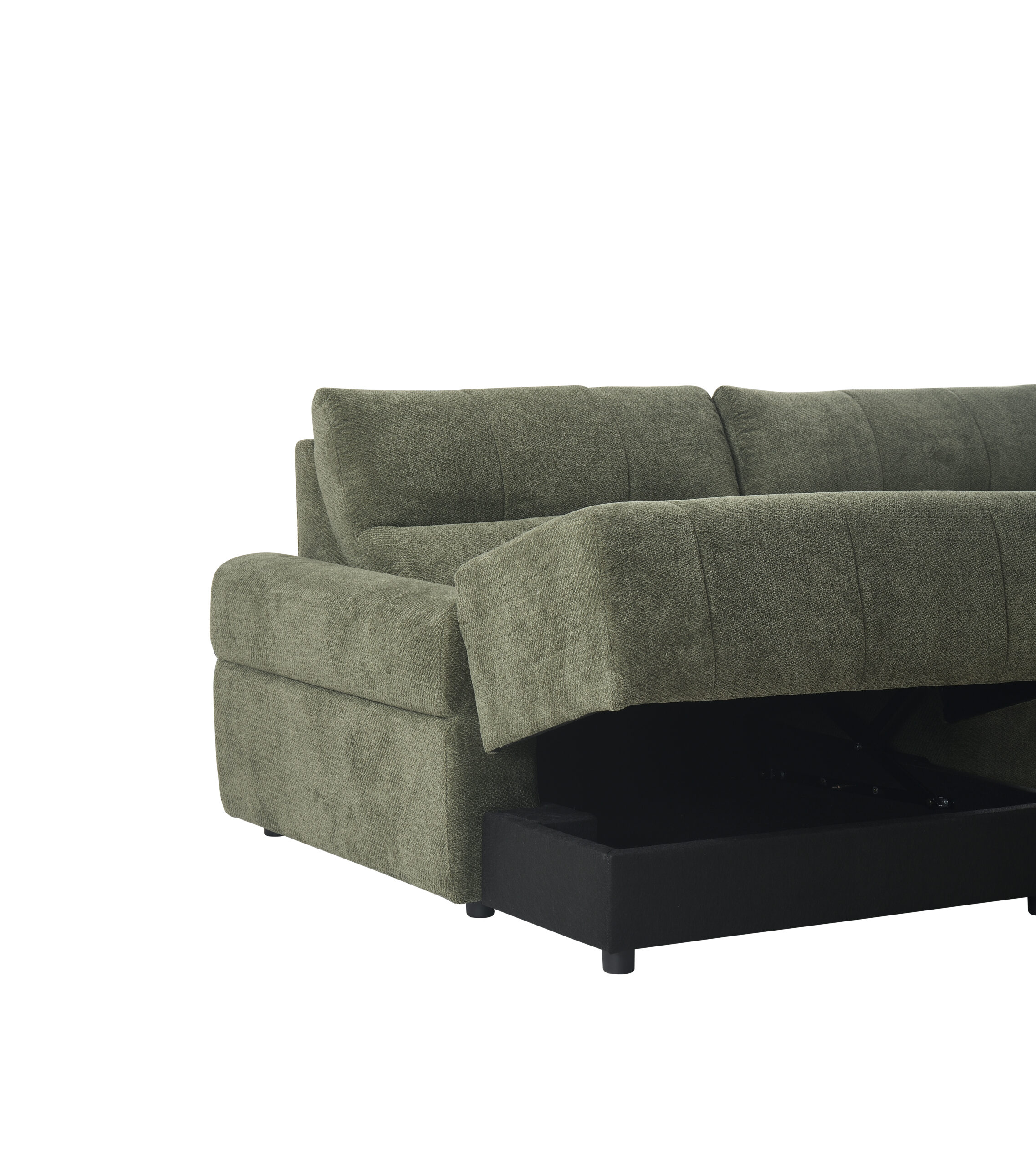 Kampinė sofa DAVINCI MILLENIUM-10 LV, Samanų žalia - Vaizdas 5
