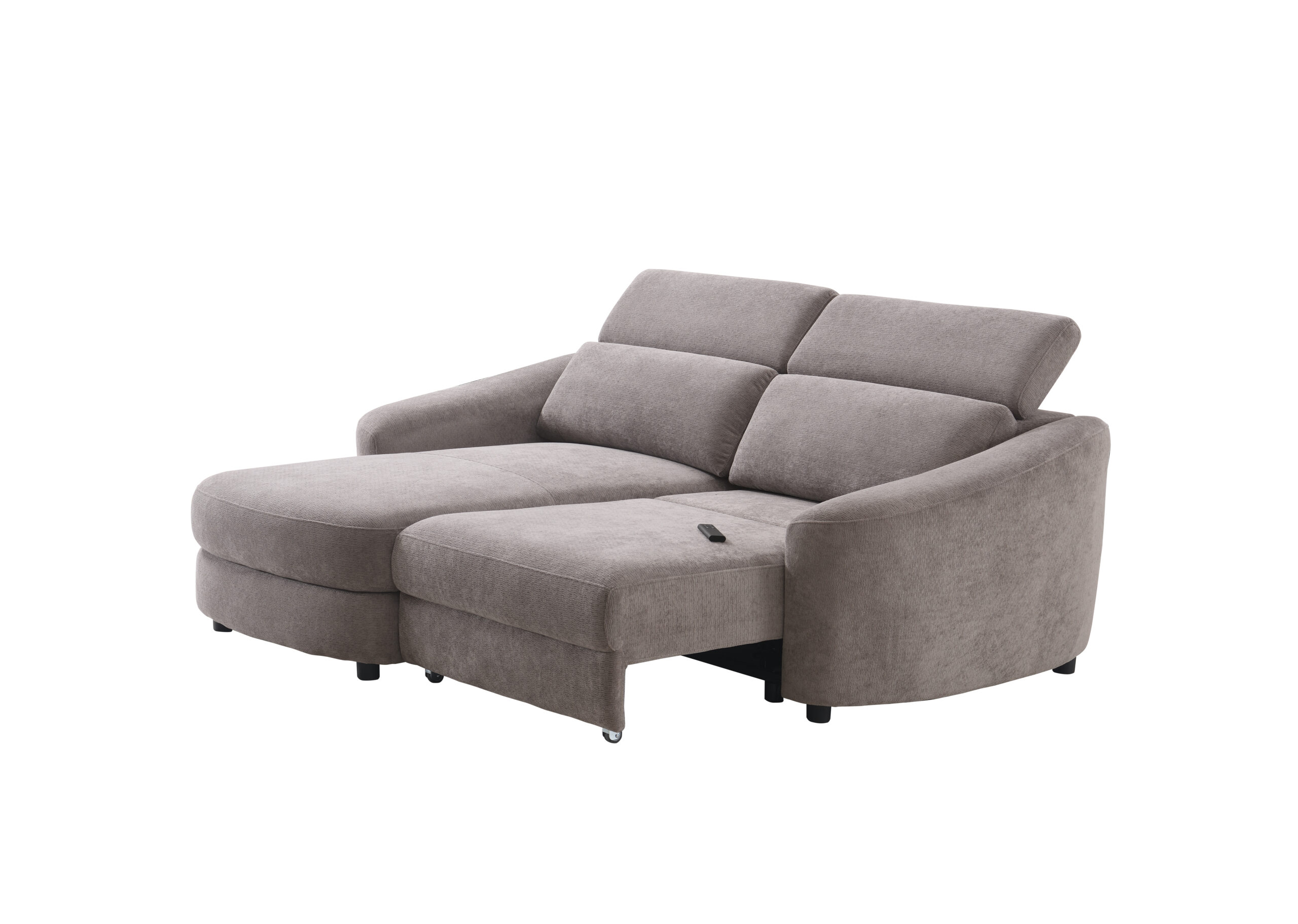 Kampinė dvivietė sofa SEDONA LV, Šviesiai pilka - Vaizdas 5