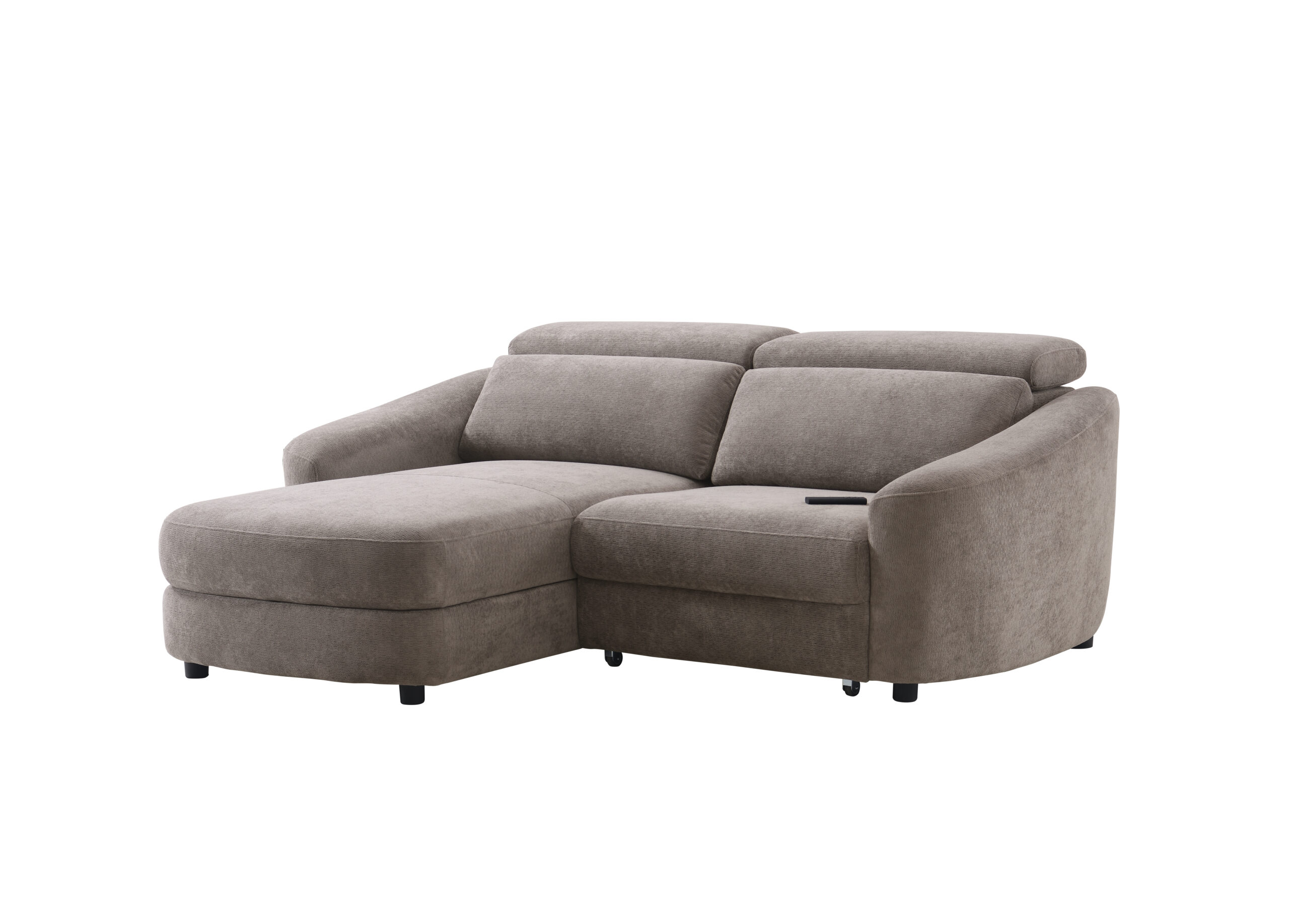 Kampinė dvivietė sofa SEDONA LV, Šviesiai pilka - Vaizdas 4