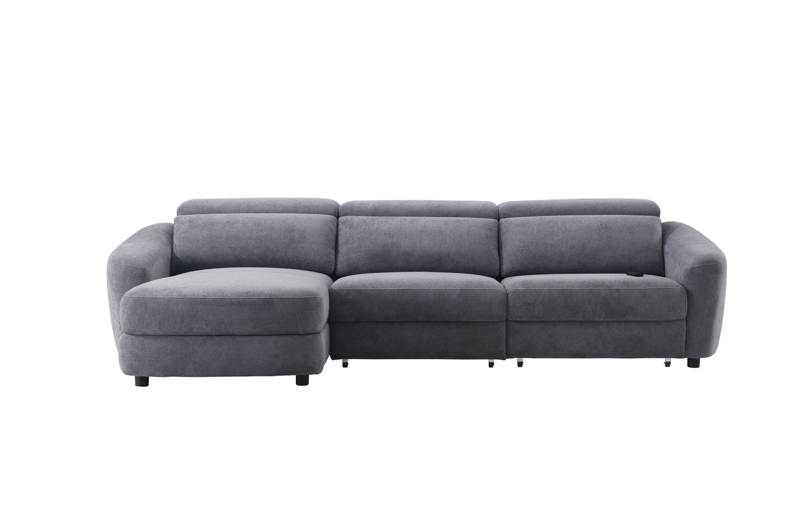 Kampinė trivietė sofa SEDONA LV, Tamsiai pilka - Vaizdas 2