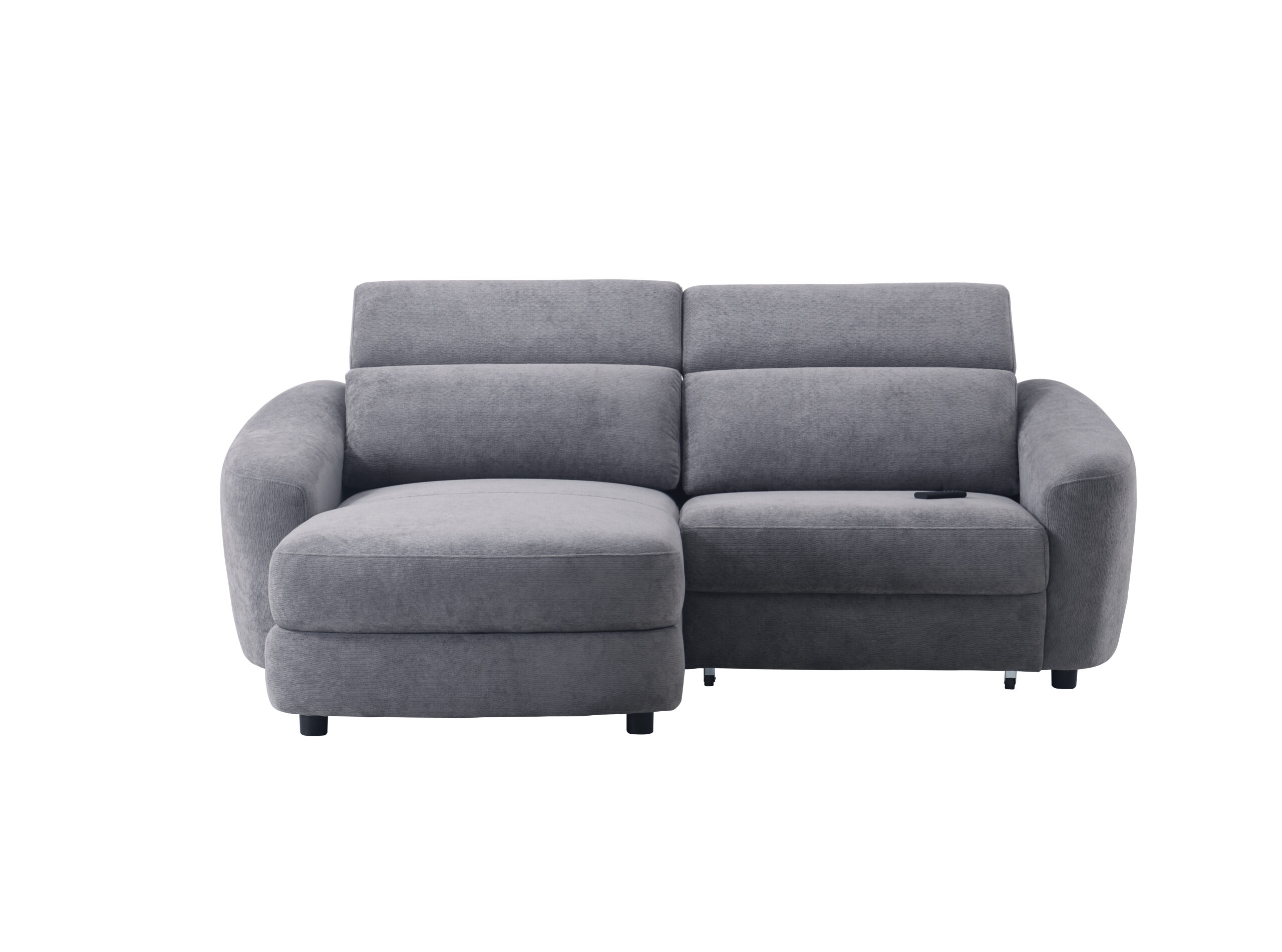 Kampinė dvivietė sofa SEDONA LV, Tamsiai pilka