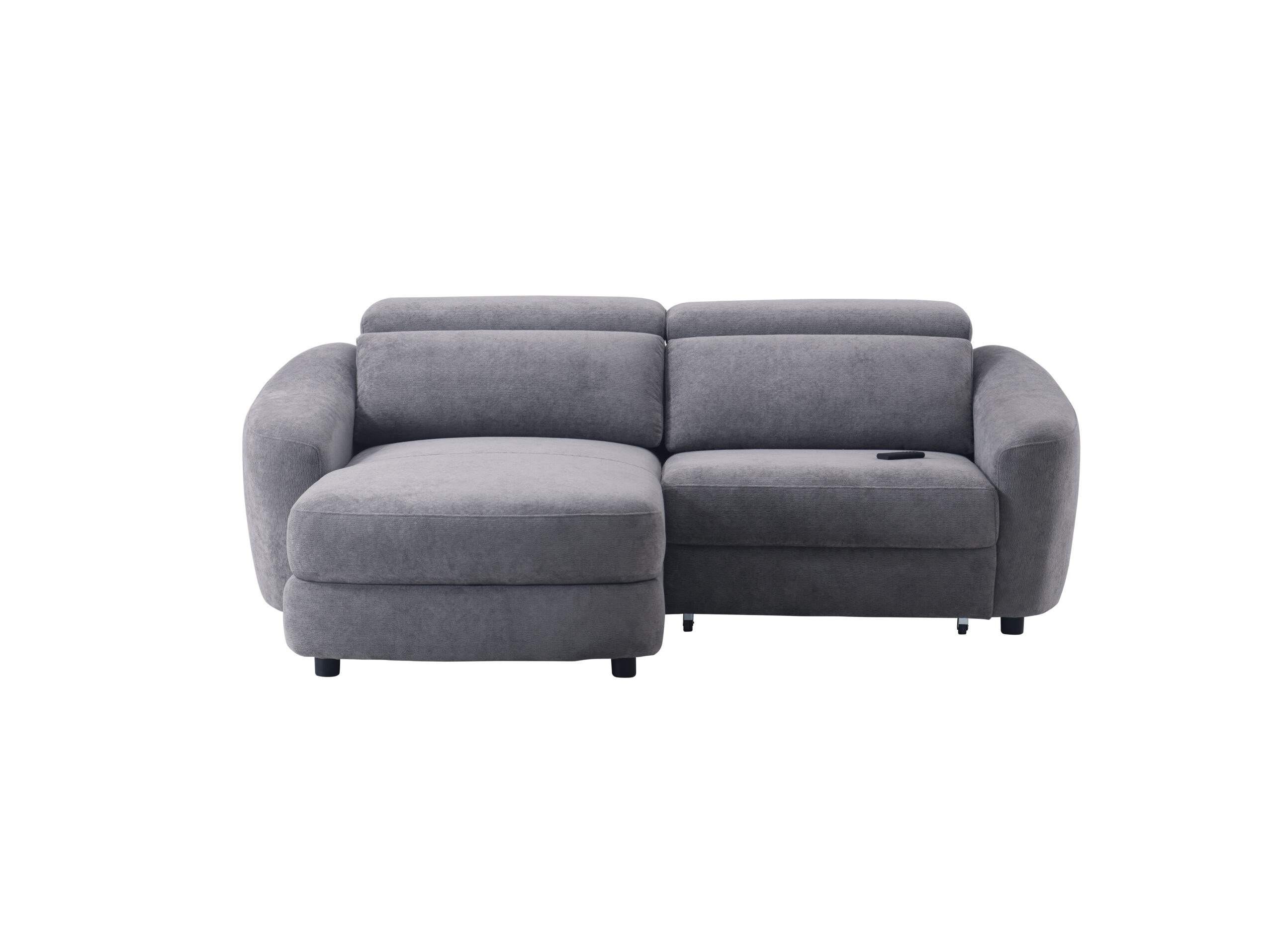 Kampinė dvivietė sofa SEDONA LV, Tamsiai pilka - Vaizdas 2