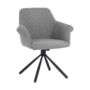 Valgomojo kėdė Pari/Anka 04-Swivel Conic KD, Šviesiai pilka