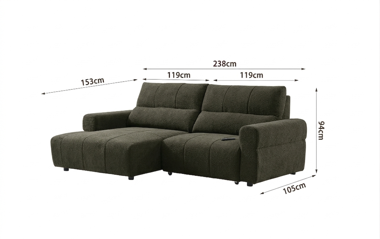 Kampinė sofa DAVINCI MILLENIUM-10 LV, Samanų žalia - Vaizdas 7