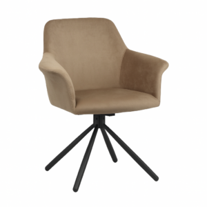 Valgomojo kėdė Pari/Anka 06-Swivel Conic KD, Rusvai pilka