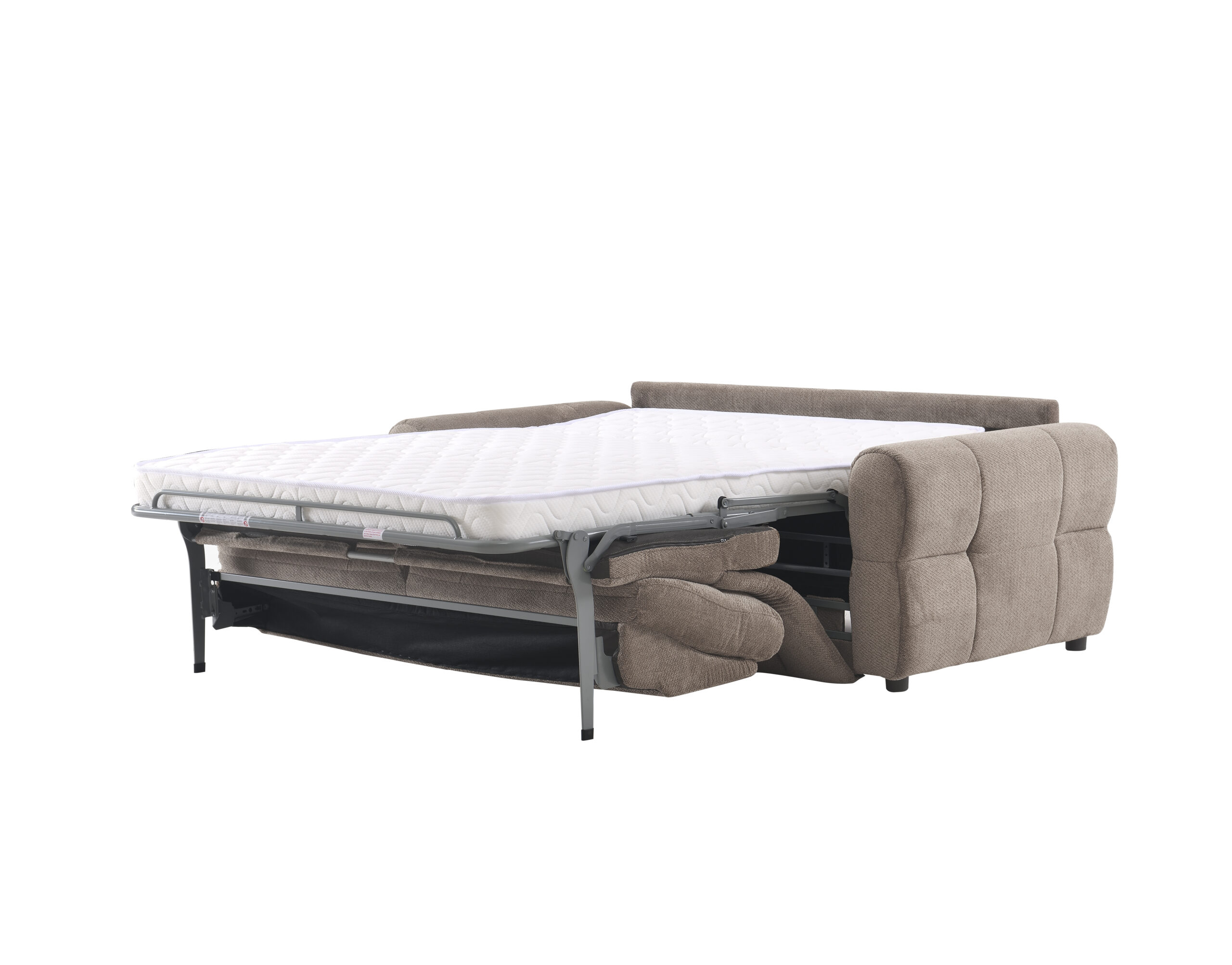 Trivietė sofa su miegamu mechanizmu SOFIA MILLENIUM-03, Šviesiai pilka - Vaizdas 5