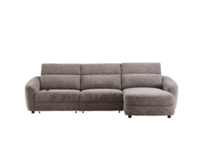 Kampinė trivietė sofa SEDONA RV, Šviesiai pilka