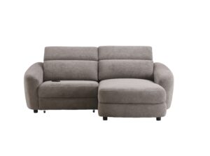 Kampinė dvivietė sofa SEDONA RV, Šviesiai pilka