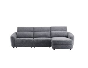 Kampinė trivietė sofa SEDONA RV, Tamsiai pilka