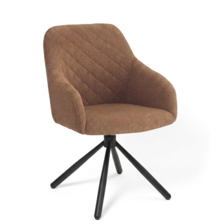 Valgomojo kėdė Rarra/Odessa 150-Swivel Conic KD, Ruda
